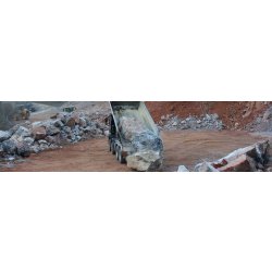 Benne basculante MEILLER - pour gros blocs rocheux - châssis 3 et 4 essieux - robuste et fonctionnelle