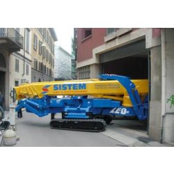 Nacelle élévatrice automotrice à bras articulé - plateforme de fonctionnement pour le bâtiment