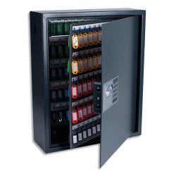 Pavo - Armoire à clés électronique haute sécurité - Capacité 150 clés - Fente anti-crochetage - Porte en acier