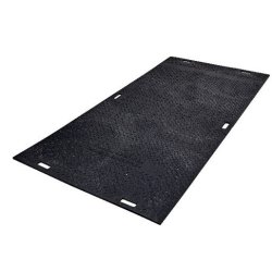 Plaque de roulage 2400x1200x15 mm - Antidérapante, 50 tonnes, 6 poignées