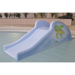 Pataugeoire : petit toboggan aquatique Baby - Athalia - Pour plateformes aqualudiques, campings, collectivités et parcs