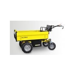 Brouette à moteur DT-300L E - Alitrak - 300 kg - Plateau 260L et moteur électrique 24V