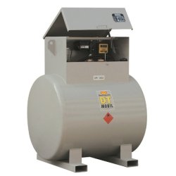CDP980-DT ADR - Cuve station de ravitaillement gasoil/diester 980L pour chantier - Double paroi robuste et sécurisée