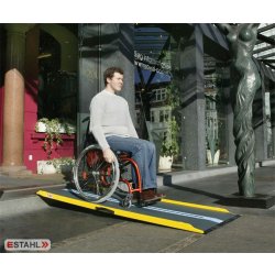Rampe PMR 'Lite' en fibre de verre et carbone - modèle 30100-125F - légère et antidérapante