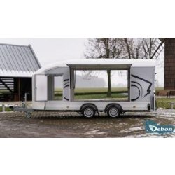 Fourgon Debon 497*202*206 - 2600kg C1000 en aluminium & polyester, double essieux freinés
