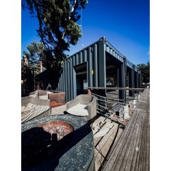 Container espace évènement 40 pieds pratique et esthétique adapté à vos projets