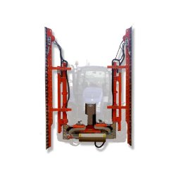 Tailleuse arboricole double pour vergers - CRF 2 - châssis haute visibilité - barres de coupe SCH