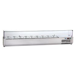 Vitrine réfrigérée pour tables à pizza 9 GN1/4 SOFRACOLD Sofraca