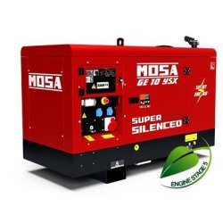 Ge 10 YSX groupe électrogène - Mosa - Diesel, 50 Hz, 9.5 kVA triphasé - Refroidissement à eau