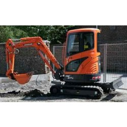Mini-pelles hydrauliques DX27z / 2.7t - Nouvelle génération, ergonomie améliorée