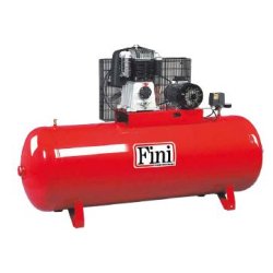 Compresseur à piston bi-étagé - cylindre fonte - 5,5 à 7,5 CV - réservoir 270 à 500 litres