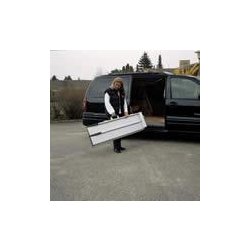 Rampe portefeuille télescopique - pliable et ajustable en longueur jusqu'à 305 cm