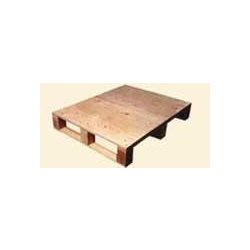 Palette perdue en bois 4 entrées à plancher plein