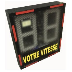 Radar pédagogique Eco - Prévention routière - Alimentation secteur ou solaire - Meilleur rapport qualité/prix