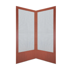 Vitrine 191/PBVA - Présentoir mural élégant en bois - 90x90x218 cm