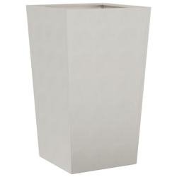 Helloshop26 - Jardinière bac lit surélevé plantes fleurs terrasse jardin 45 x 45 x 75 cm acier inoxydable gris clair 02_0037612 - gris inox 3000213