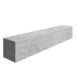 Bloc béton empilable - Tessier TGDR - largeur 30 cm, hauteur 30 cm, sans ergots, différentes longueurs