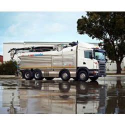 Cap Combi CL - Hydrocureur Capellotto - Réservoirs latéraux eau propre - Cloison interne amovible ou fixe