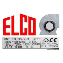 Ventilateurs double ouie elco