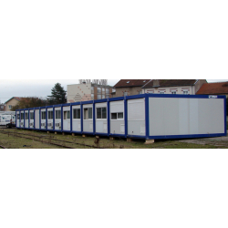 Bungalow de chantier - base de vie chauffé, isolé et modulable - normes RT 2005