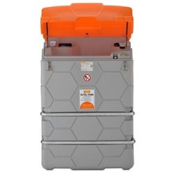 Cuve RECUP CUBE outdoor 1 500 litres - Pour diesel, fioul, AdBlue, lubrifiant - Avec capot - CEMO - 10481F