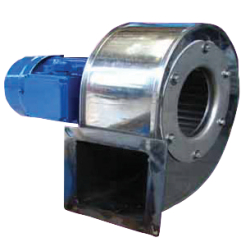 Ventilateur centrifuge industriel inox - Série BA pour air vicié ou poussiéreux jusqu'à 200°C
