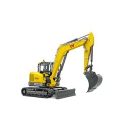 Pelle sur chenilles EZ80 Wacker Neuson - compacte, économique et performante, avec une profondeur d'excavation de plus de 4 m