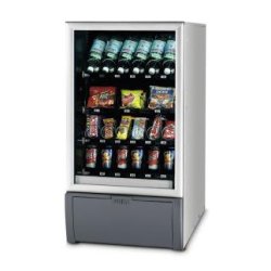Distributeur automatique de snacks - Mini Snakky - 21 sélections - Capacité 198 produits - Compact et économe en énergie