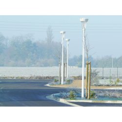 Mât en composite de section conique résistant et léger pour éclairage public - CONIK - Hauteur de 3m à 13.6m - Résine polyester renforcée fibres de verre