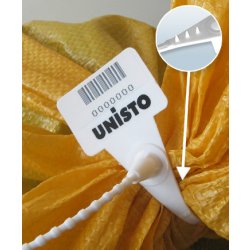 Scellé de sécurité réglable - Unisto Modular 6803 - Polyamide/Polypropylène - Longueur ajustable 250/300 mm