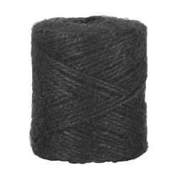 Bobine jute noir 100g x70m