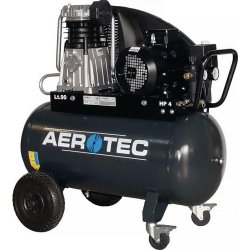 Compresseur Aerotec 625-90-15 PRO - 420 l/min, 15 bar, 3 kW, 400 V, 50 Hz, 90 l, version lubrifiée à l'huile