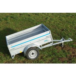 Remorques bagagères Magnum R8 et R9 - robustes, châssis soudé, caisse basculante, PTAC 500 kg
