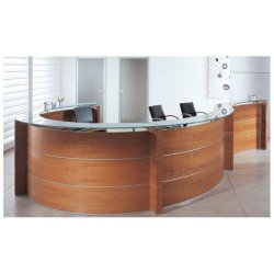BANQUE D'ACCUEIL WELCOME COURBE