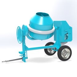 Bétonnières C 360 2rp - Omaer - capacité totale cuve 350 L - moteur diesel ou essence