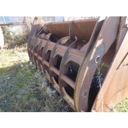 Godet à griffe pour chargeuse 25T - Largeur 3m - Capacité 4000L - Construction robuste