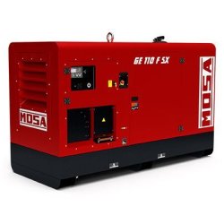 Ge 110 FSX groupe électrogène - Mosa - 100 kVA triphasé - Moteur diesel FPT - Fréquence 50 Hz