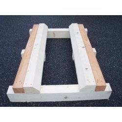 Palettes spéciales en bois - avec calage et spécifications sur mesure - traitement NIMP15 possible