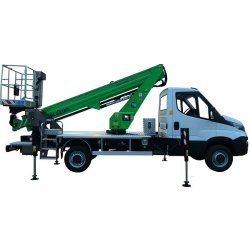 Scorpion 2013 sur Nissan - Camion nacelle Oil & Steel France - Hauteur de travail 19,9 m