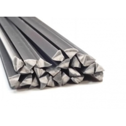 Soudure triangulaire PVC gris - baguette D 5x3x3 mm - Référence 51TB01533