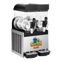 Helloshop26 - Machine à granitas 2 x 15 litres puissance moteur 600 watts 14_0002303 - Polycarbonate 3000195408985