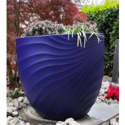 Jardinière Dune - Polyéthylène rotomoulé (PEHD) - 100% recyclable, légère et résistante aux chocs