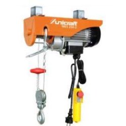 Mini palan électrique à câble Unicraft MES 250-2 - 500 W - 125/250 kg - 6/12 m de levage