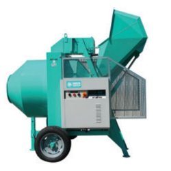 Bétonnière tractable BIO 400 - capacité de malaxage 320 L - idéale pour fabrication de béton