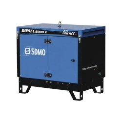 Groupe électrogène industriel 6000 E Silence - diesel Kohler KD440 - 5200W - 18h d'autonomie