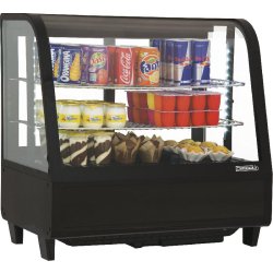 Vitrine réfrigérée à poser 100L Noire Casselin