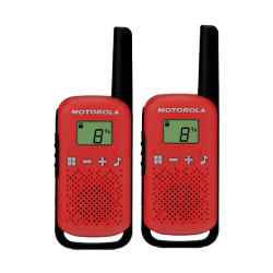 Pack 2 talkies walkies Motorola T42 - PMR446 - 16 canaux - portée 4 km - fonction SCAN