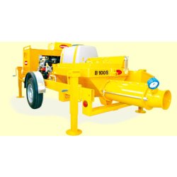 Pompe à béton hydraulique B100S - Professionnels du gunitage, système mobile innovant