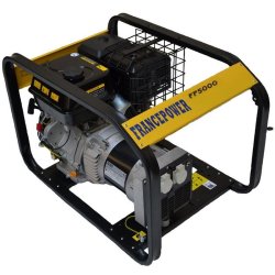 Groupe électrogène de chantier 4,6 kVA FP 5000 LC sans AVR - Moteur Loncin - Essence - FRANCEPOWER - 00290