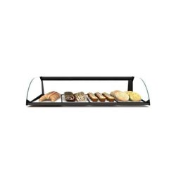 Vitrine neutre à poser SIMPLY - 1 niveau - 840 mm - Verre trempé | Sayl Barcelona - noir 674005069630